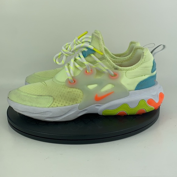 Nike React Presto 'Barley Volt' Athletic Running Shoes BQ4002-700 Youth Size 7Y - Picture 8 of 11